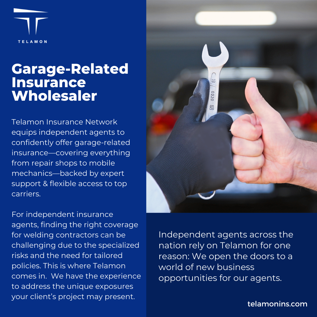 Garage-Related Insurance Wholesaler